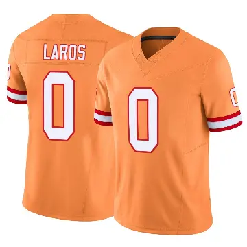＃0 Men's Aidan Laros Orange Limited Tampa Bay Buccaneers Vapor F.U.S.E. Jersey