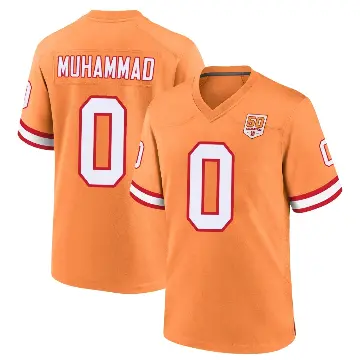＃0 Men's Al-Quadin Muhammad Cream Game Tampa Bay Buccaneers sicle 50th Season Jersey