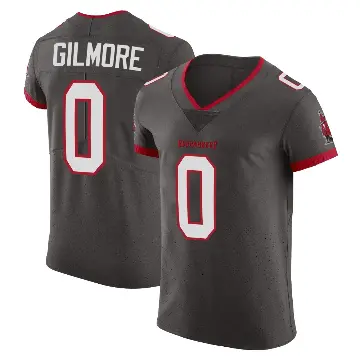 ＃0 Men's Jy Gilmore Elite Tampa Bay Buccaneers Pewter Alternate Vapor Jersey
