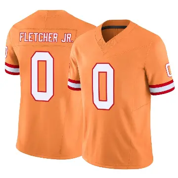＃0 Men's Kenny Fletcher Jr. Orange Limited Tampa Bay Buccaneers Vapor F.U.S.E. Jersey