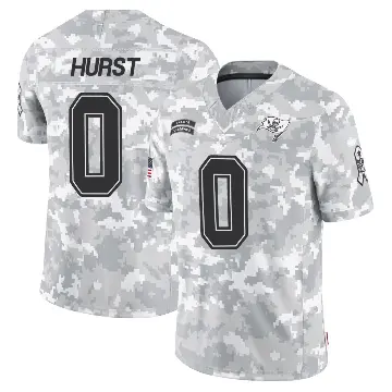 ＃0 Men's Ted Hurst Arctic Camo Limited Tampa Bay Buccaneers 2024 Salute to Service Jersey
