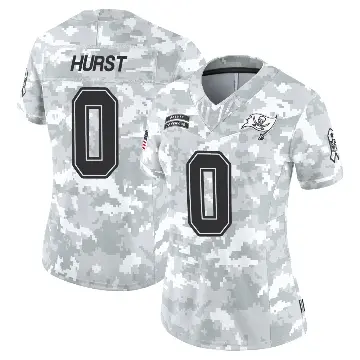 ＃0 Women's Ted Hurst Arctic Camo Limited Tampa Bay Buccaneers 2024 Salute to Service Jersey