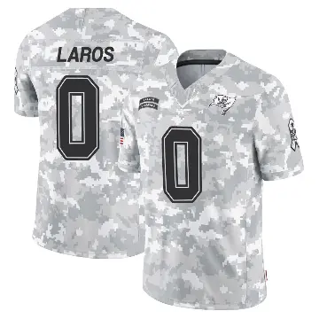 ＃0 Youth Aidan Laros Arctic Camo Limited Tampa Bay Buccaneers 2024 Salute to Service Jersey