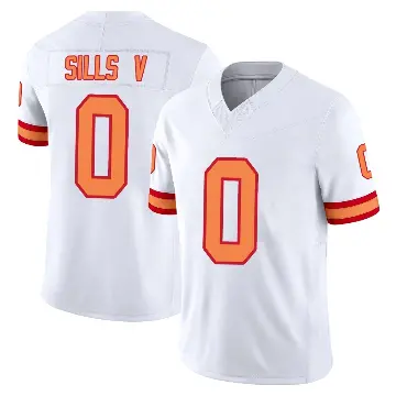 ＃0 Youth David Sills V White Limited Tampa Bay Buccaneers '76 Vapor F.U.S.E. Jersey