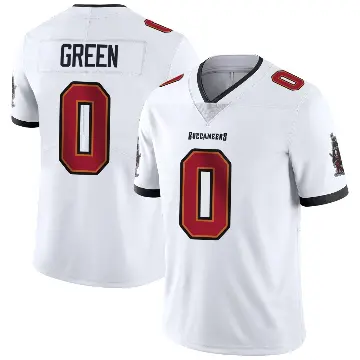 ＃0 Youth Josiah Green White Limited Tampa Bay Buccaneers Vapor Untouchable Jersey
