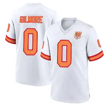 ＃0 Youth Jy Gilmore White Game Tampa Bay Buccaneers '76 50th Season Jersey