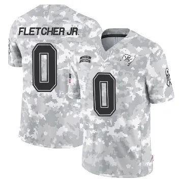 ＃0 Youth Kenny Fletcher Jr. Arctic Camo Limited Tampa Bay Buccaneers 2024 Salute to Service Jersey