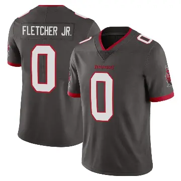 ＃0 Youth Kenny Fletcher Jr. Limited Tampa Bay Buccaneers Pewter Alternate Vapor Jersey