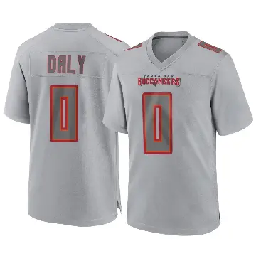 ＃0 Youth Scott Daly Gray Game Tampa Bay Buccaneers Atmosphere Fashion Jersey