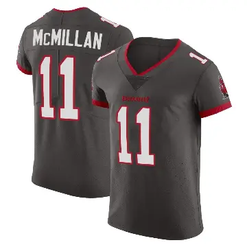 ＃11 Men's Jalen McMillan Elite Tampa Bay Buccaneers Pewter Alternate Vapor Jersey