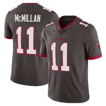 ＃11 Men's Jalen McMillan Limited Tampa Bay Buccaneers Pewter Alternate Vapor Jersey