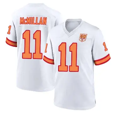 ＃11 Men's Jalen McMillan White Game Tampa Bay Buccaneers '76 50th Season Jersey