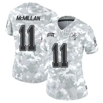 ＃11 Women's Jalen McMillan Arctic Camo Limited Tampa Bay Buccaneers 2024 Salute to Service Jersey