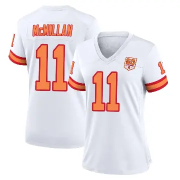 ＃11 Women's Jalen McMillan White Game Tampa Bay Buccaneers '76 50th Season Jersey