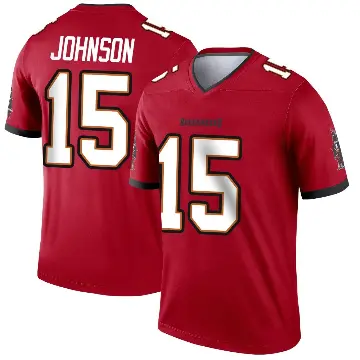 ＃15 Youth Tez Johnson Red Legend Tampa Bay Buccaneers Jersey