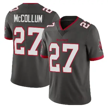 ＃27 Men's Zyon McCollum Limited Tampa Bay Buccaneers Pewter Alternate Vapor Jersey
