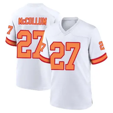 ＃27 Men's Zyon McCollum White Game Tampa Bay Buccaneers '76 Jersey