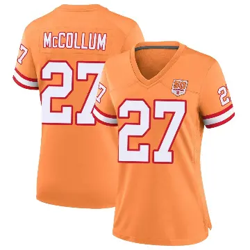 ＃27 Women's Zyon McCollum Cream Game Tampa Bay Buccaneers sicle 50th Season Jersey