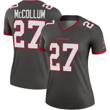 ＃27 Women's Zyon McCollum Legend Tampa Bay Buccaneers Pewter Alternate Jersey