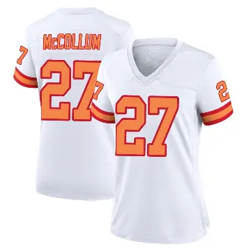 ＃27 Women's Zyon McCollum White Game Tampa Bay Buccaneers '76 Jersey