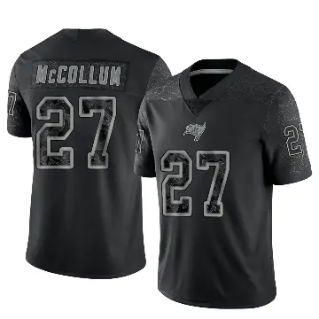 ＃27 Youth Zyon McCollum Black Limited Tampa Bay Buccaneers Reflective Jersey