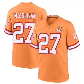 ＃27 Youth Zyon McCollum Cream Game Tampa Bay Buccaneers sicle 50th Season Jersey