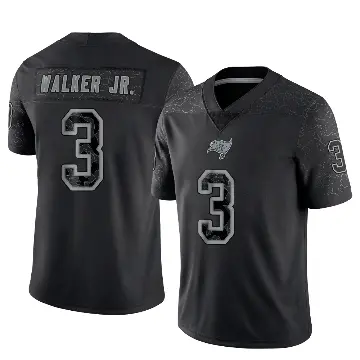 ＃3 Men's Anthony Walker Jr. Black Limited Tampa Bay Buccaneers Reflective Jersey