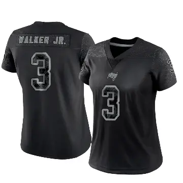 ＃3 Women's Anthony Walker Jr. Black Limited Tampa Bay Buccaneers Reflective Jersey