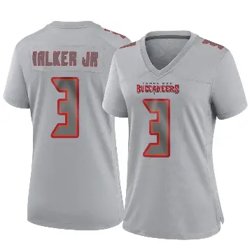 ＃3 Women's Anthony Walker Jr. Gray Game Tampa Bay Buccaneers Atmosphere Fashion Jersey