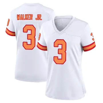 ＃3 Women's Anthony Walker Jr. White Game Tampa Bay Buccaneers '76 Jersey
