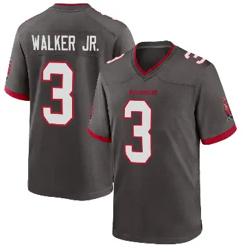 ＃3 Youth Anthony Walker Jr. Game Tampa Bay Buccaneers Pewter Alternate Jersey