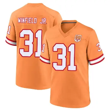 ＃31 Men's Antoine Winfield Jr. Cream Game Tampa Bay Buccaneers sicle 50th Season Jersey