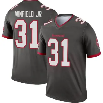 ＃31 Men's Antoine Winfield Jr. Legend Tampa Bay Buccaneers Pewter Alternate Jersey
