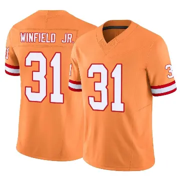 ＃31 Men's Antoine Winfield Jr. Orange Limited Tampa Bay Buccaneers Vapor F.U.S.E. Jersey