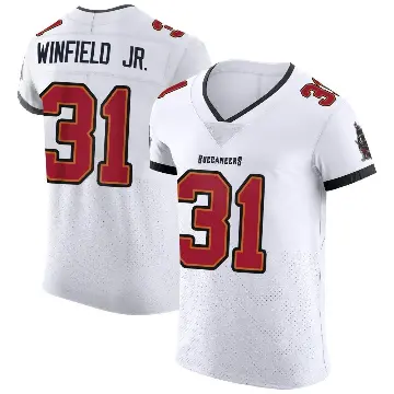 ＃31 Men's Antoine Winfield Jr. White Elite Tampa Bay Buccaneers Vapor Jersey