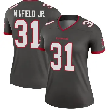 ＃31 Women's Antoine Winfield Jr. Legend Tampa Bay Buccaneers Pewter Alternate Jersey