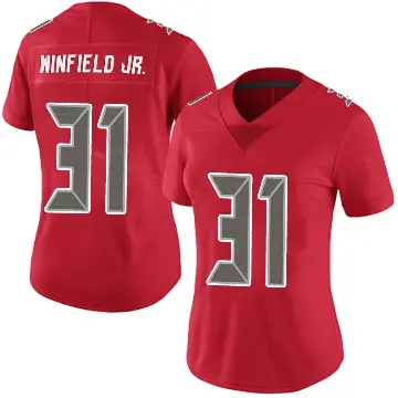 ＃31 Women's Antoine Winfield Jr. Red Limited Tampa Bay Buccaneers Team Color Vapor Untouchable Jersey