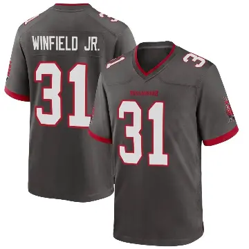 ＃31 Youth Antoine Winfield Jr. Game Tampa Bay Buccaneers Pewter Alternate Jersey