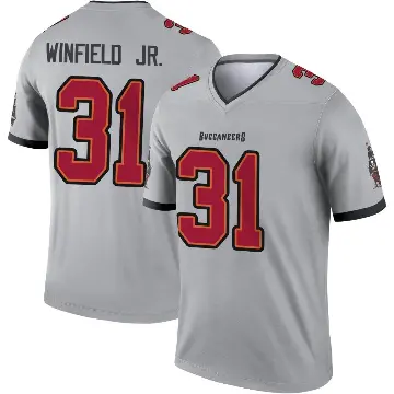 ＃31 Youth Antoine Winfield Jr. Gray Legend Tampa Bay Buccaneers Inverted Jersey