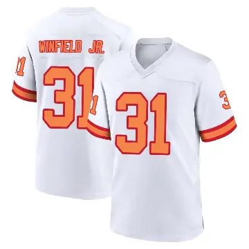 ＃31 Youth Antoine Winfield Jr. White Game Tampa Bay Buccaneers '76 Jersey