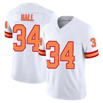 ＃34 Youth Bryce Hall White Limited Tampa Bay Buccaneers '76 Vapor F.U.S.E. Jersey