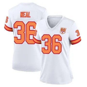 ＃36 Women's Ryan Neal White Game Tampa Bay Buccaneers '76 50th Season Jersey