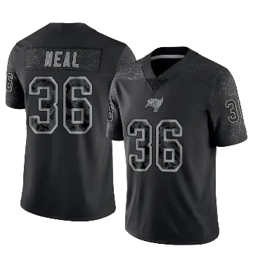 ＃36 Youth Ryan Neal Black Limited Tampa Bay Buccaneers Reflective Jersey