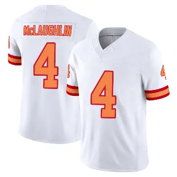 ＃4 Youth Chase McLaughlin White Limited Tampa Bay Buccaneers '76 Vapor F.U.S.E. Jersey