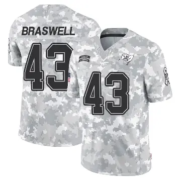 ＃43 Men's Chris Braswell Arctic Camo Limited Tampa Bay Buccaneers 2024 Salute to Service Jersey