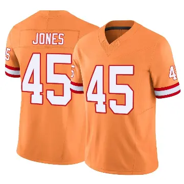 ＃45 Youth Deion Jones Orange Limited Tampa Bay Buccaneers Vapor F.U.S.E. Jersey