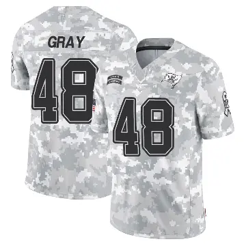＃48 Youth J.T. Gray Arctic Camo Limited Tampa Bay Buccaneers 2024 Salute to Service Jersey