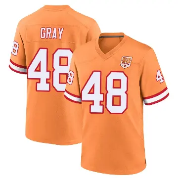 ＃48 Youth J.T. Gray Cream Game Tampa Bay Buccaneers sicle 50th Season Jersey