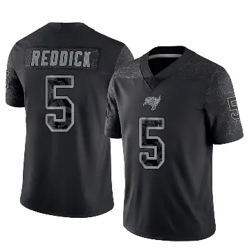 ＃5 Men's Haason Reddick Black Limited Tampa Bay Buccaneers Reflective Jersey