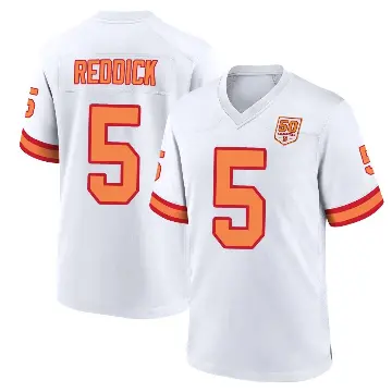 ＃5 Men's Haason Reddick White Game Tampa Bay Buccaneers '76 50th Season Jersey